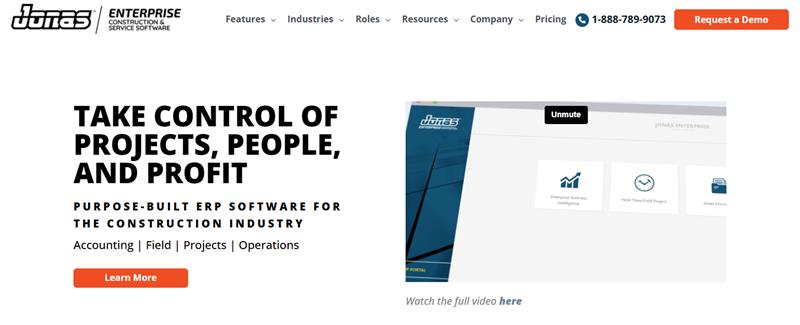 Jonas Construction Software