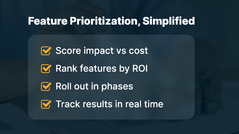 Feature Prioritization Simplified