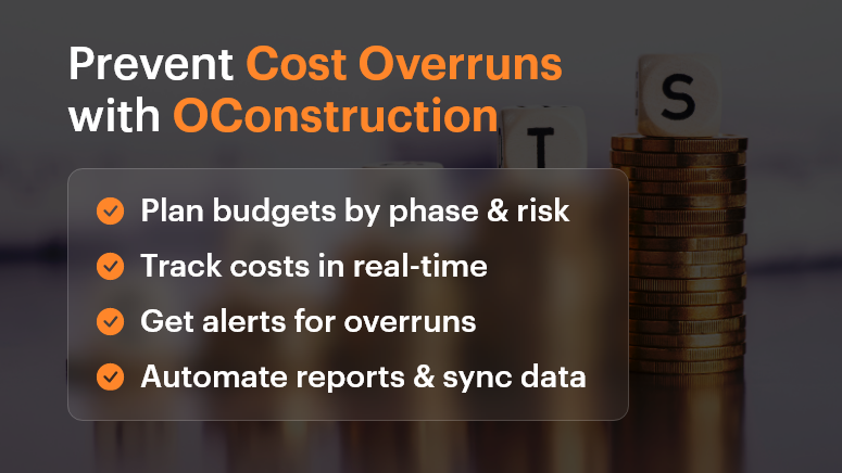 Prevent Cost Overruns with OConstruction