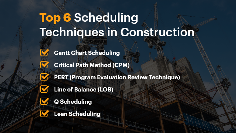 Top 6 Scheduling Techniques in Construction