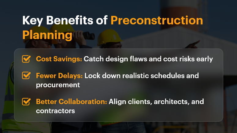 Key Benefits of Preconstruction Planning