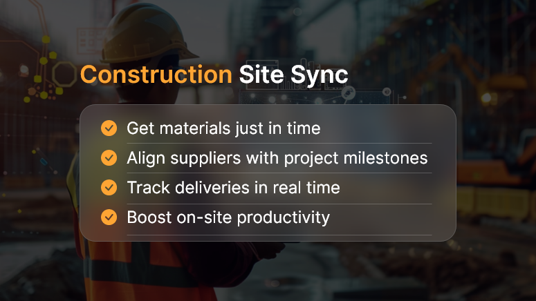 Construction Site Sync
